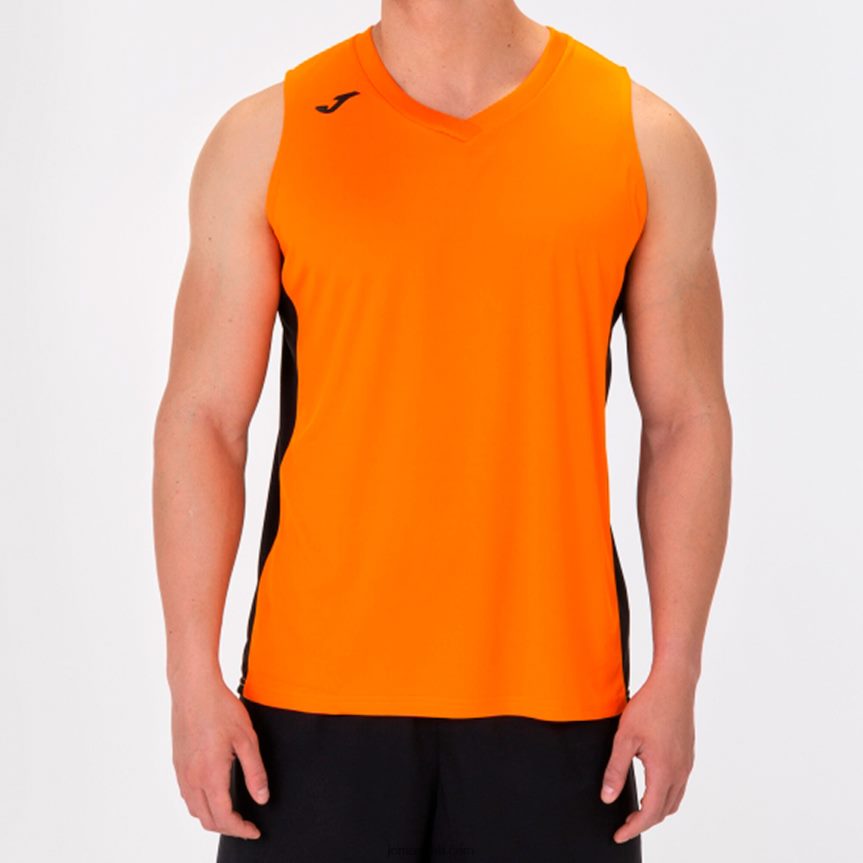 mehed varrukateta t-särk cancha iii DJNBH1536 oranž must Joma