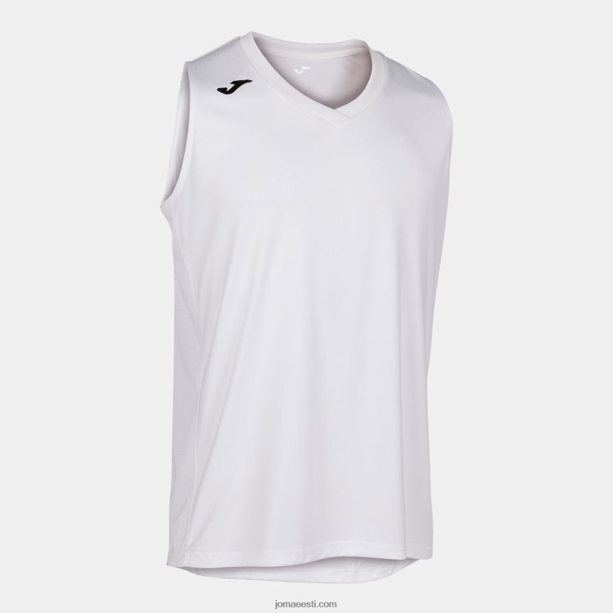 mehed varrukateta t-särk cancha iii DJNBH3164 valge Joma