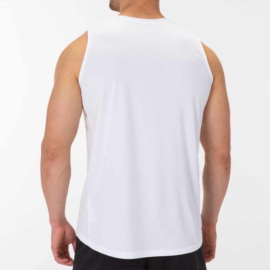mehed varrukateta t-särk cancha iii DJNBH3164 valge Joma