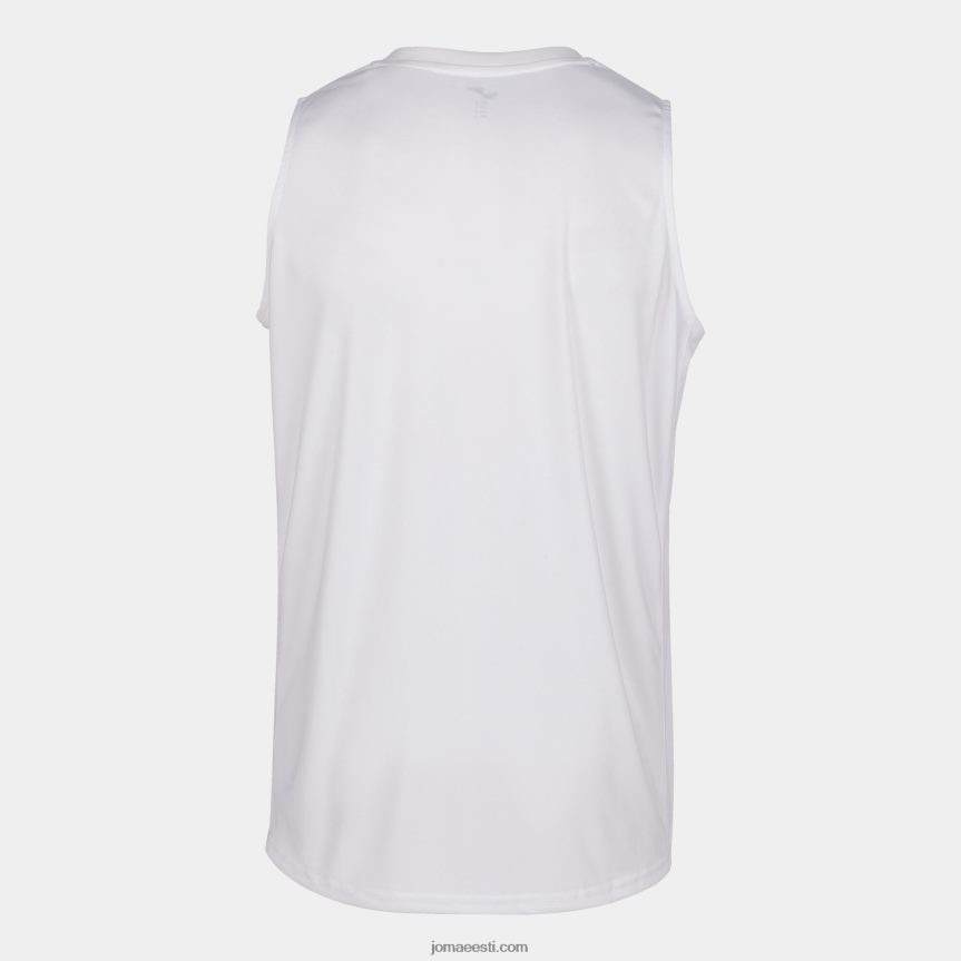 mehed varrukateta t-särk cancha iii DJNBH3164 valge Joma