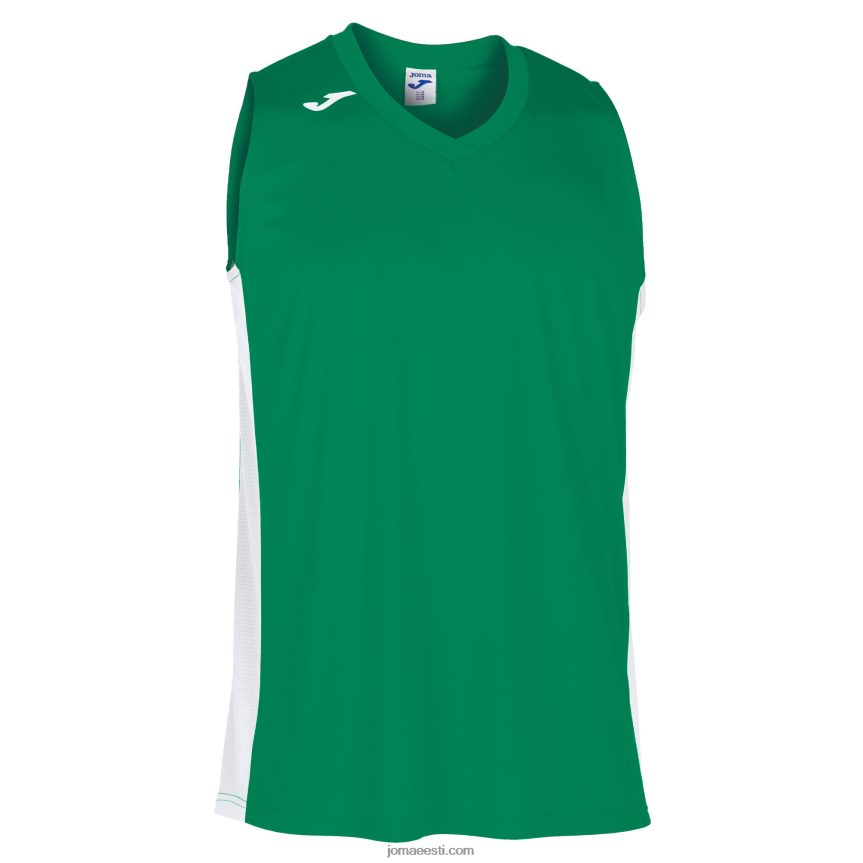 mehed varrukateta t-särk cancha iii DJNBH4155 roheline valge Joma