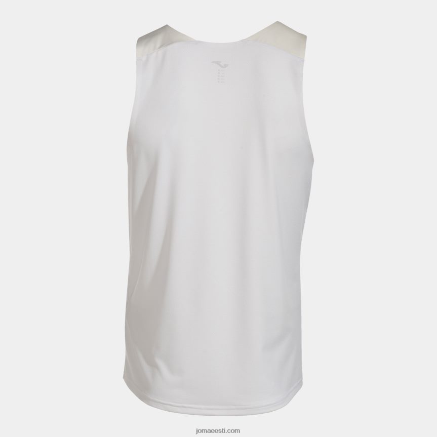 mehed varrukateta t-särk eliit x DJNBH2907 valge Joma