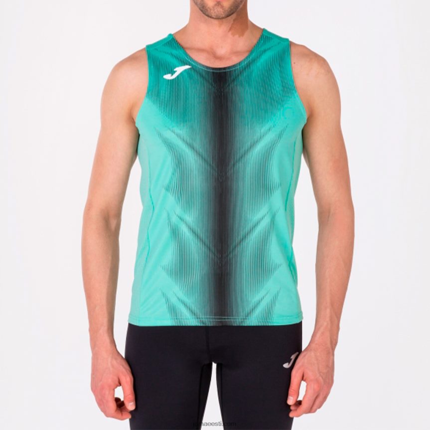 mehed varrukateta t-särk olimpia DJNBH4617 roheline must Joma