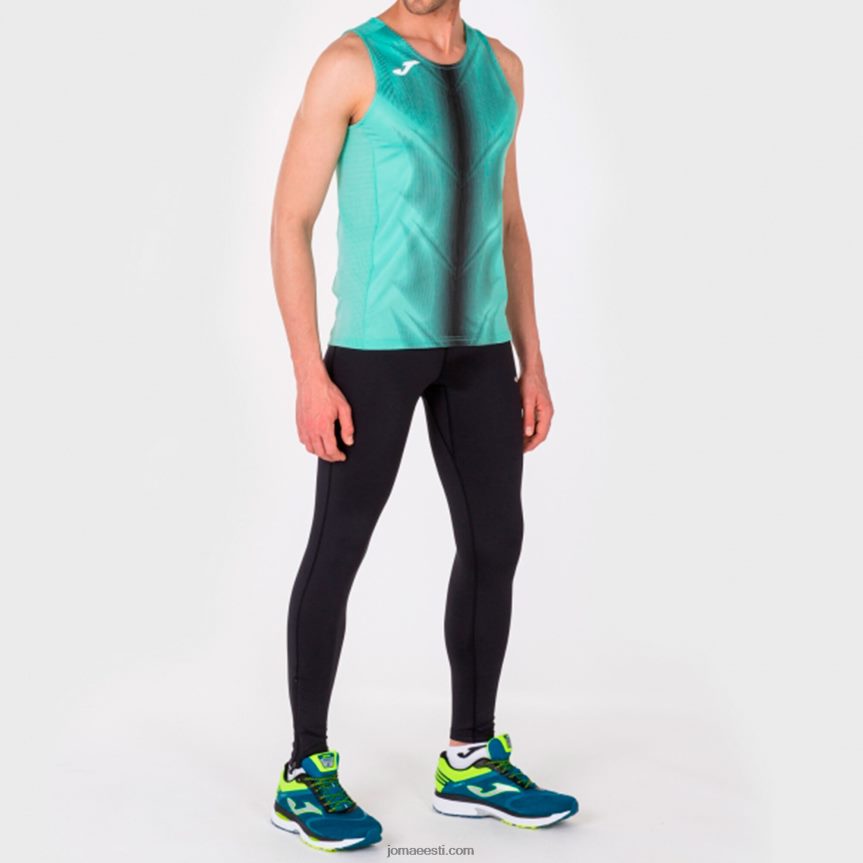 mehed varrukateta t-särk olimpia DJNBH4617 roheline must Joma
