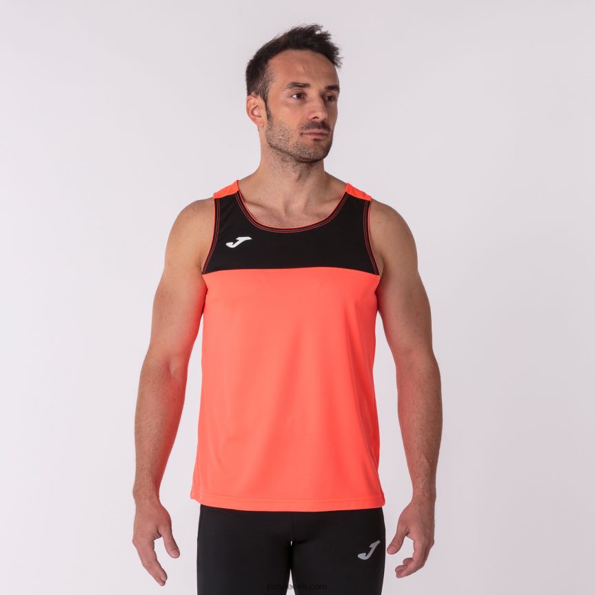 mehed varrukateta t-särkide võidujooks DJNBH4611 korallimust Joma