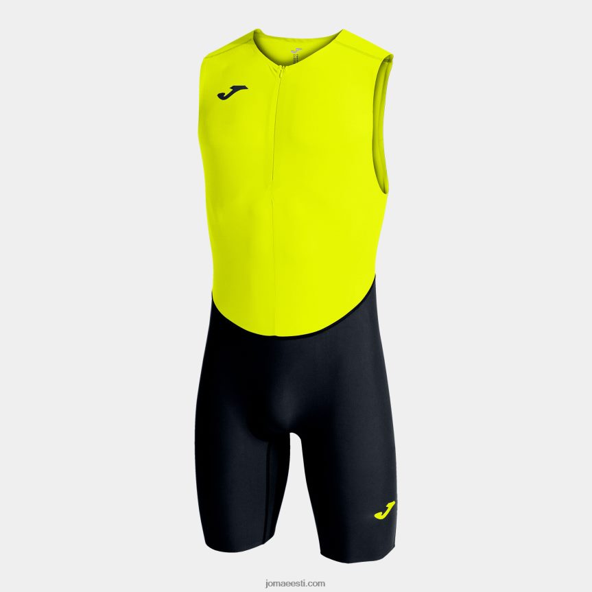 mehed spordi kombinesoon olimpia ii DJNBH3000 fluorestseeruv kollane must Joma