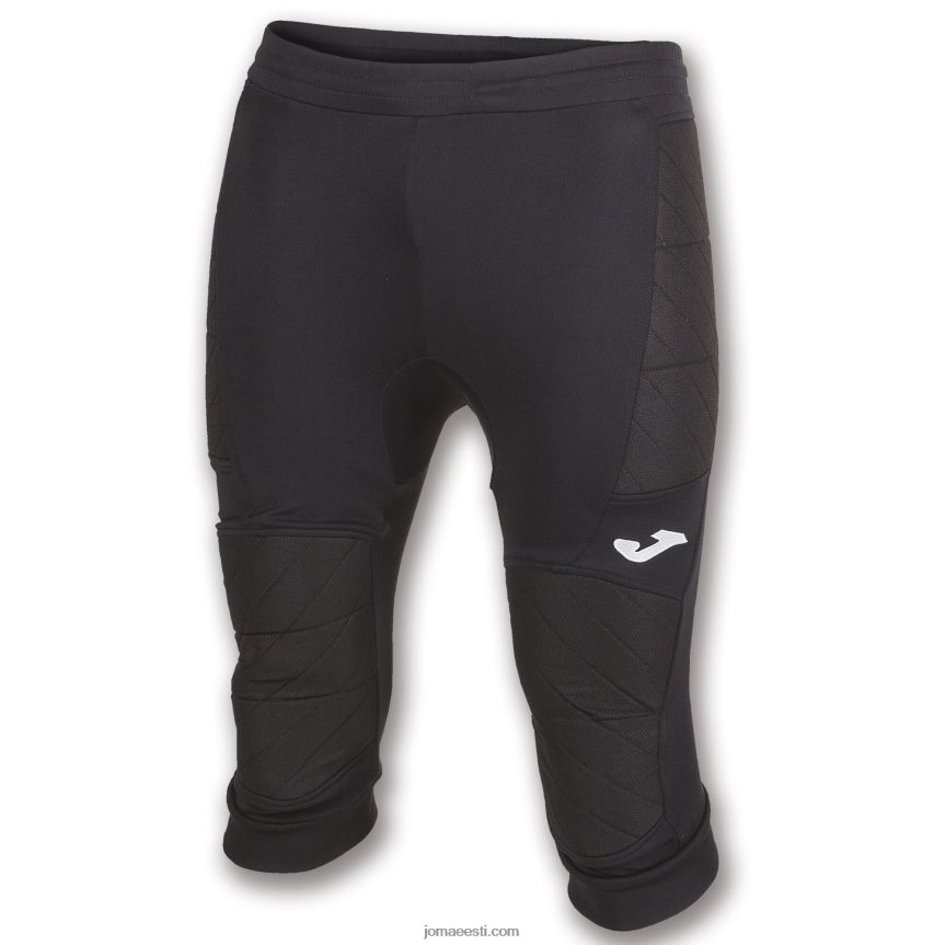 mehed 3/4 püksid kaitsevad DJNBH4607 must Joma