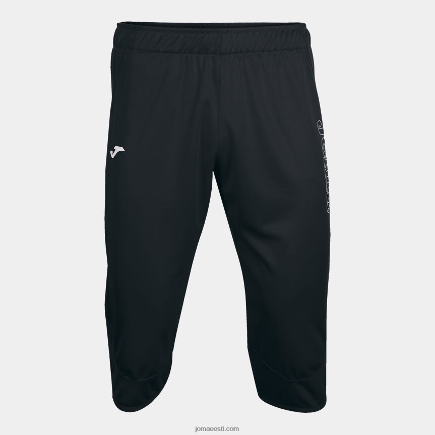 mehed 3/4 püksid vela DJNBH933 must Joma