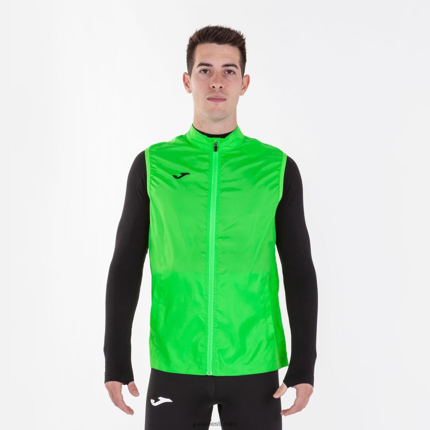mehed gilet eliit vii DJNBH338 fluorestseeruv roheline Joma