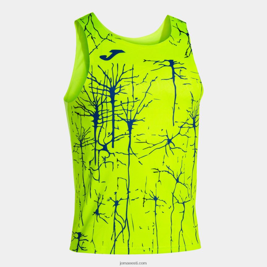 mehed tank top eliit ix DJNBH83 fluorestseeruv kollane Joma