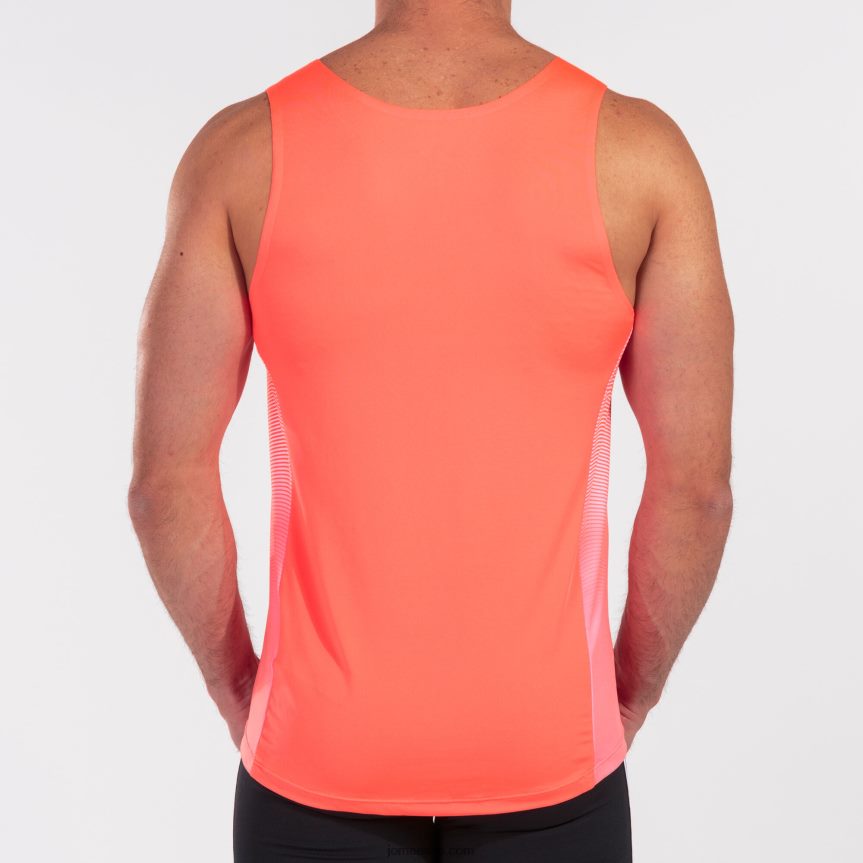 mehed tanki tipp eliit vii DJNBH457 fluorestseeruv korallvalge Joma