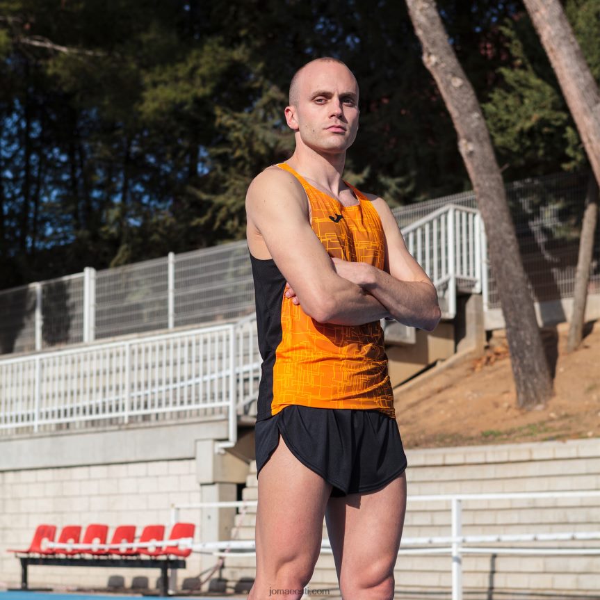 mehed tanki tipp eliit viii DJNBH3270 must oranž Joma