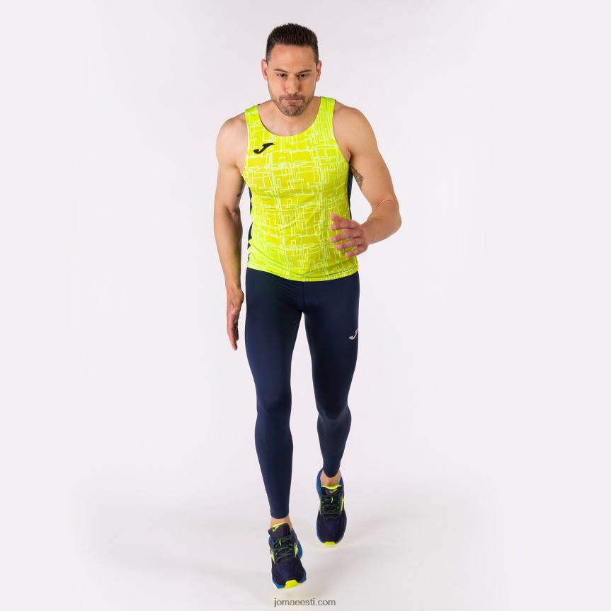 mehed tanki tipp eliit viii DJNBH757 tumesinine fluorestseeruv kollane Joma