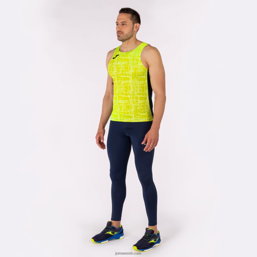 mehed tanki tipp eliit viii DJNBH757 tumesinine fluorestseeruv kollane Joma
