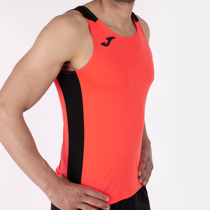 mehed tanki tipprekord ii DJNBH1484 fluorestseeruv korallimust Joma