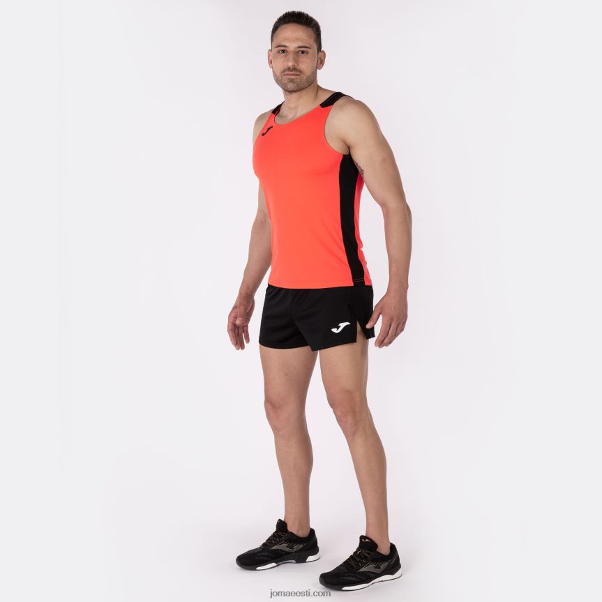 mehed tanki tipprekord ii DJNBH1484 fluorestseeruv korallimust Joma