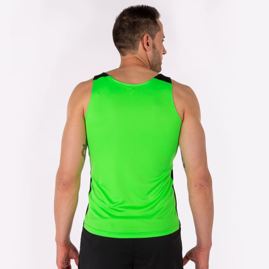 mehed tanki tipprekord ii DJNBH3475 fluorestseeruv roheline must Joma