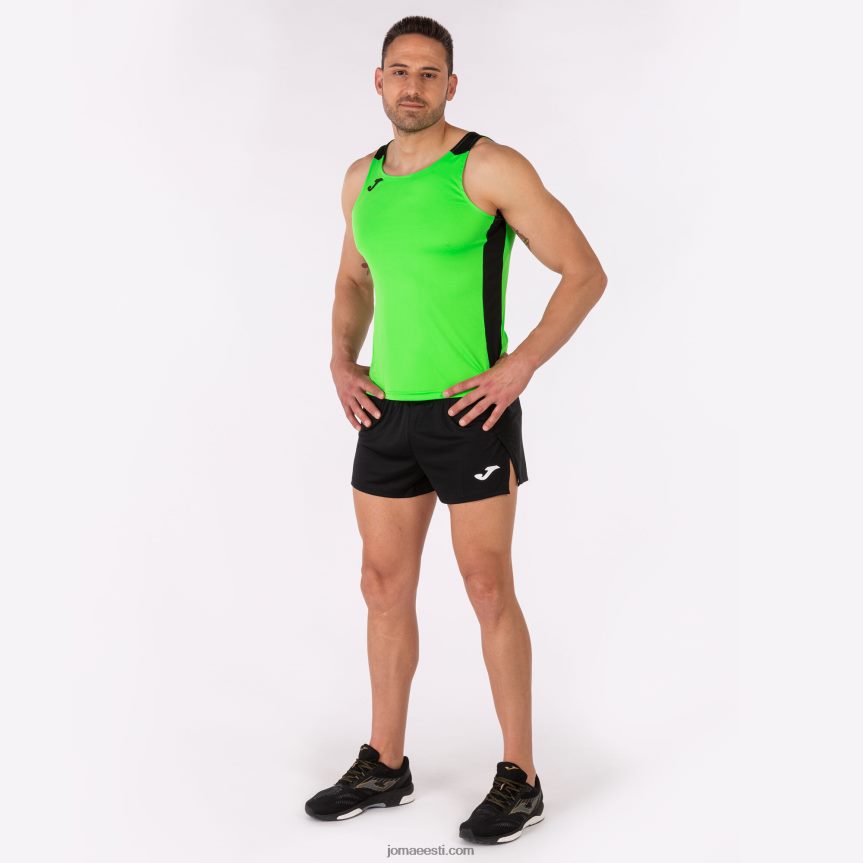 mehed tanki tipprekord ii DJNBH3475 fluorestseeruv roheline must Joma