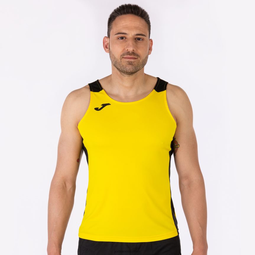 mehed tanki tipprekord ii DJNBH4307 kollane must Joma