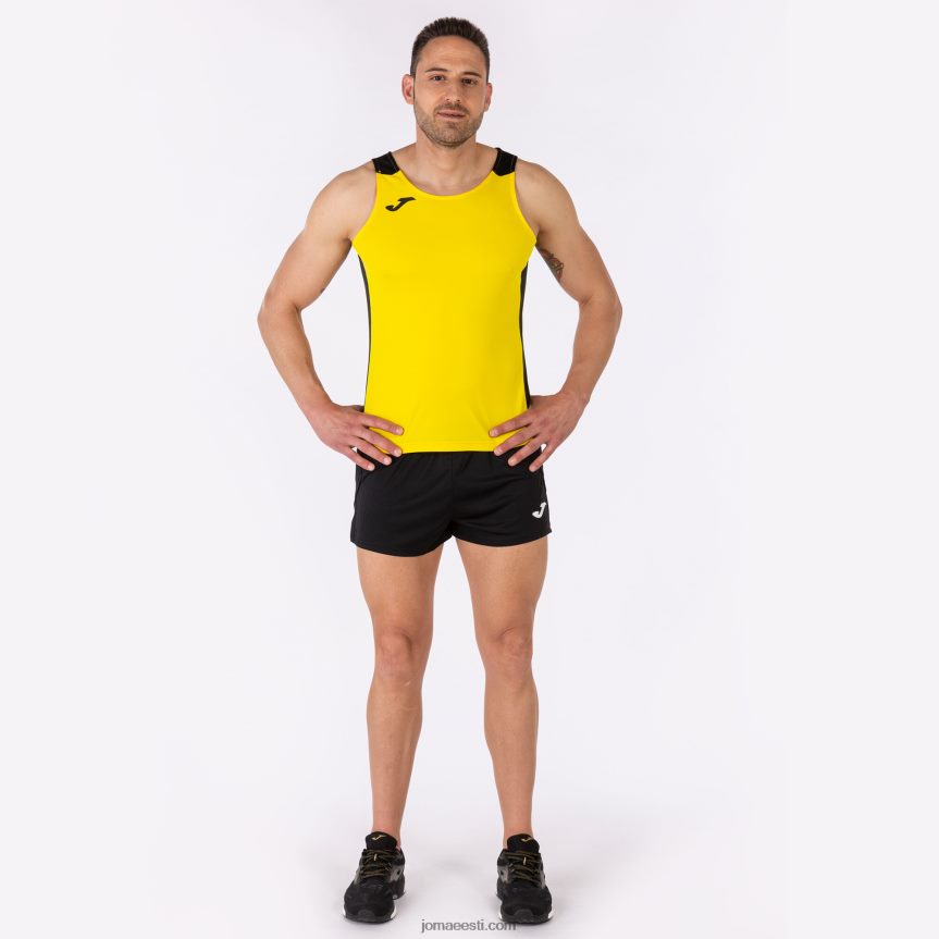 mehed tanki tipprekord ii DJNBH4307 kollane must Joma