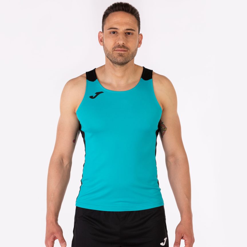 mehed tanki tipprekord ii DJNBH4508 türkiis must Joma