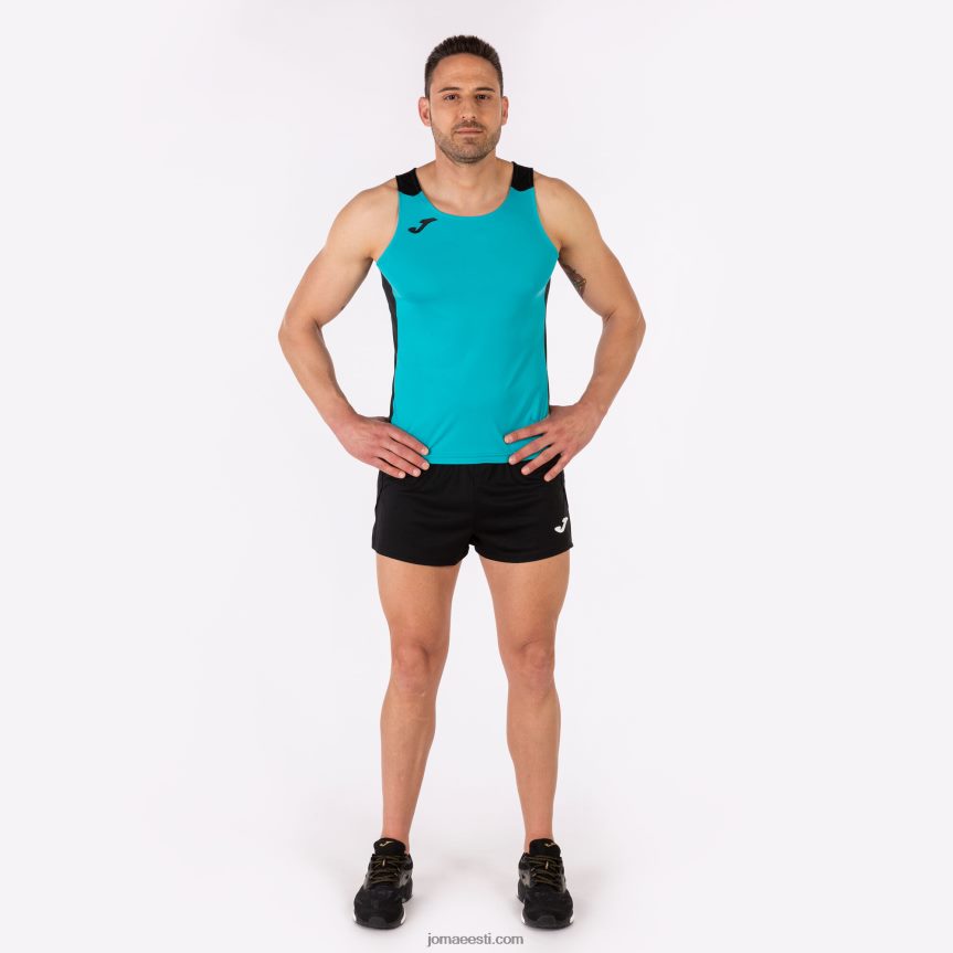 mehed tanki tipprekord ii DJNBH4508 türkiis must Joma