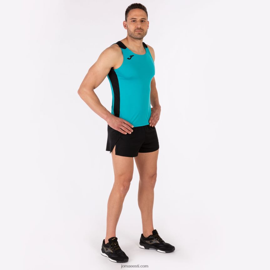 mehed tanki tipprekord ii DJNBH4508 türkiis must Joma