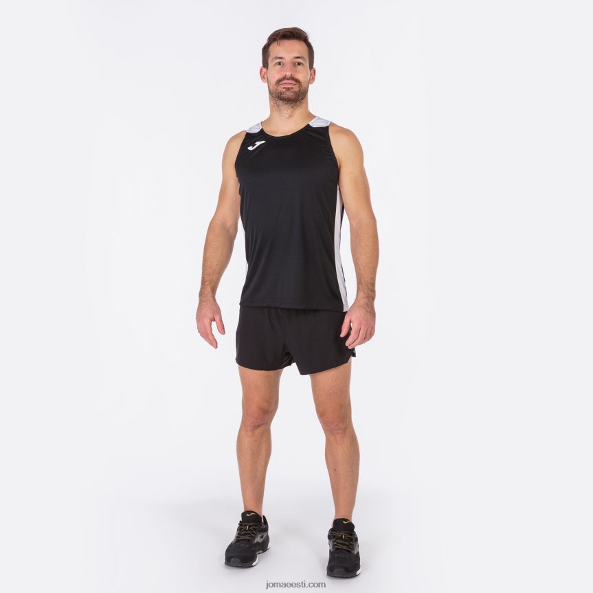 mehed tanki tipprekord ii DJNBH809 must valge Joma