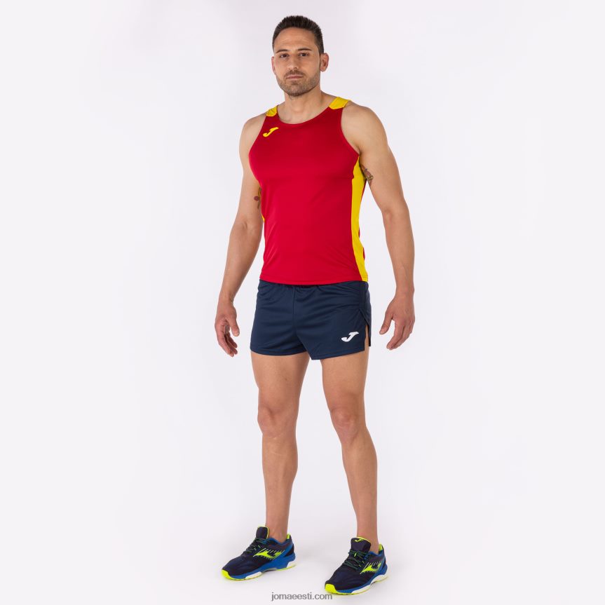mehed tanki tipprekord ii DJNBH811 punane kollane Joma