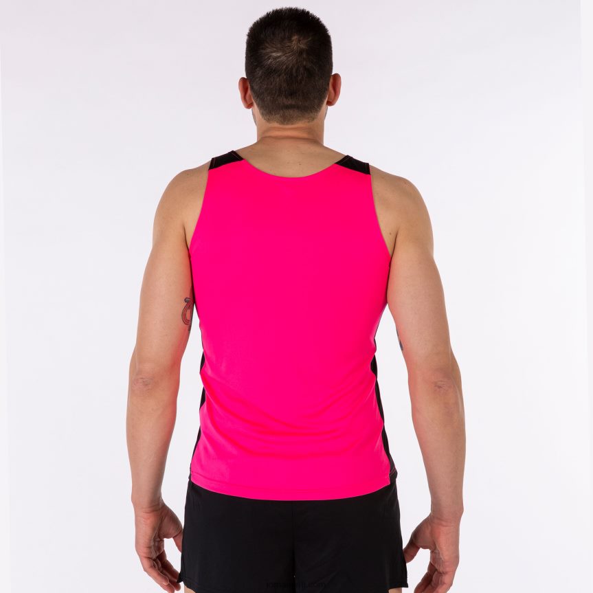 mehed tanki tipprekord ii DJNBH818 fluorestseeruv roosa must Joma