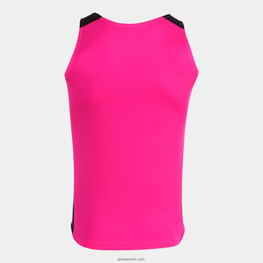 mehed tanki tipprekord ii DJNBH818 fluorestseeruv roosa must Joma