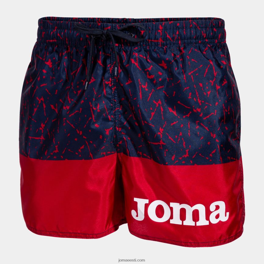 mehed ujumispüksid pints DJNBH1509 tumesinine punane Joma