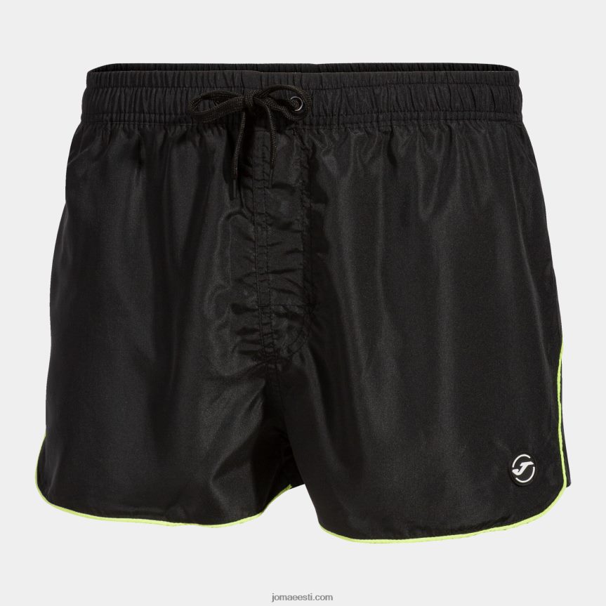 mehed ujumispükste kõver DJNBH3442 must Joma
