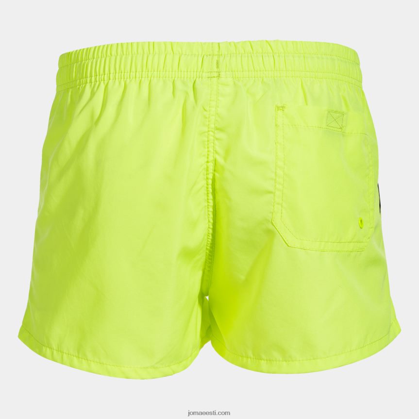 mehed ujumispükste tee DJNBH1221 fluorestseeruv kollane Joma