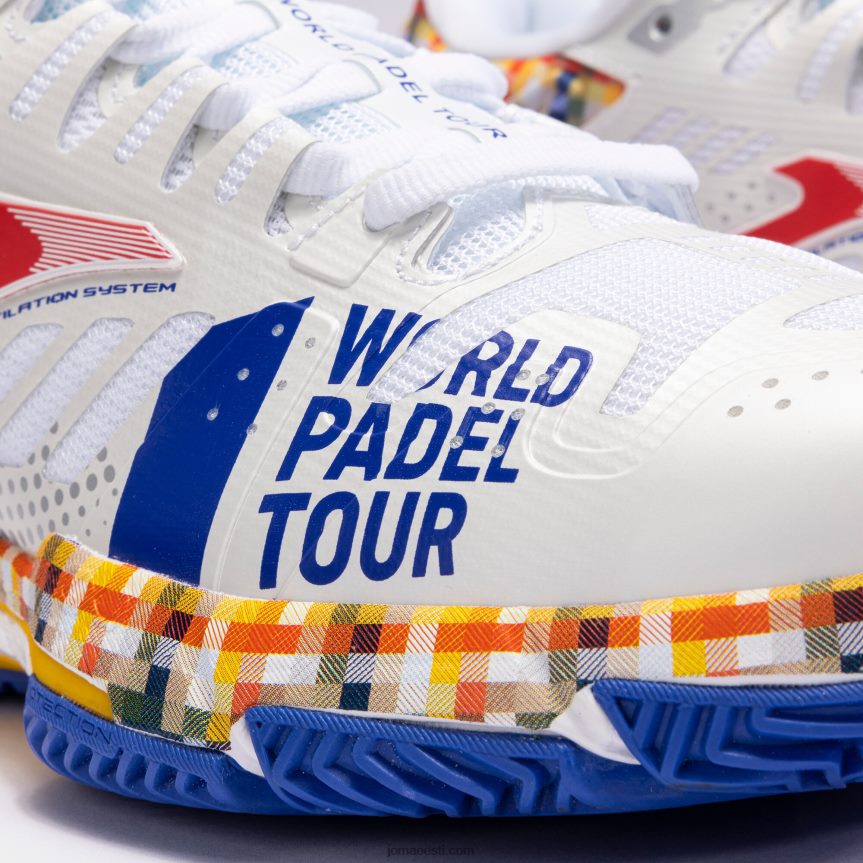 naised kingad t.slam 23 world padel tour-wpt clay DJNBH3934 valge kuninglik sinine Joma