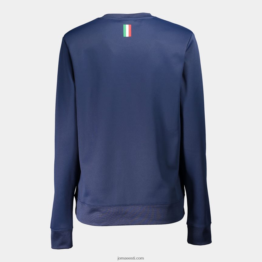 naised dressipluus Itaalia tennise ja padelliit DJNBH2141 mereväe sinine Joma