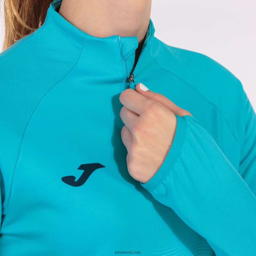 naised dressipluus eliit vii DJNBH2608 fluorestseeruv türkiissinine tumesinine Joma