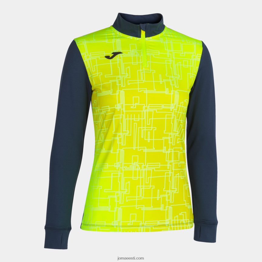 naised dressipluus eliit viii DJNBH3962 tumesinine fluorestseeruv kollane Joma