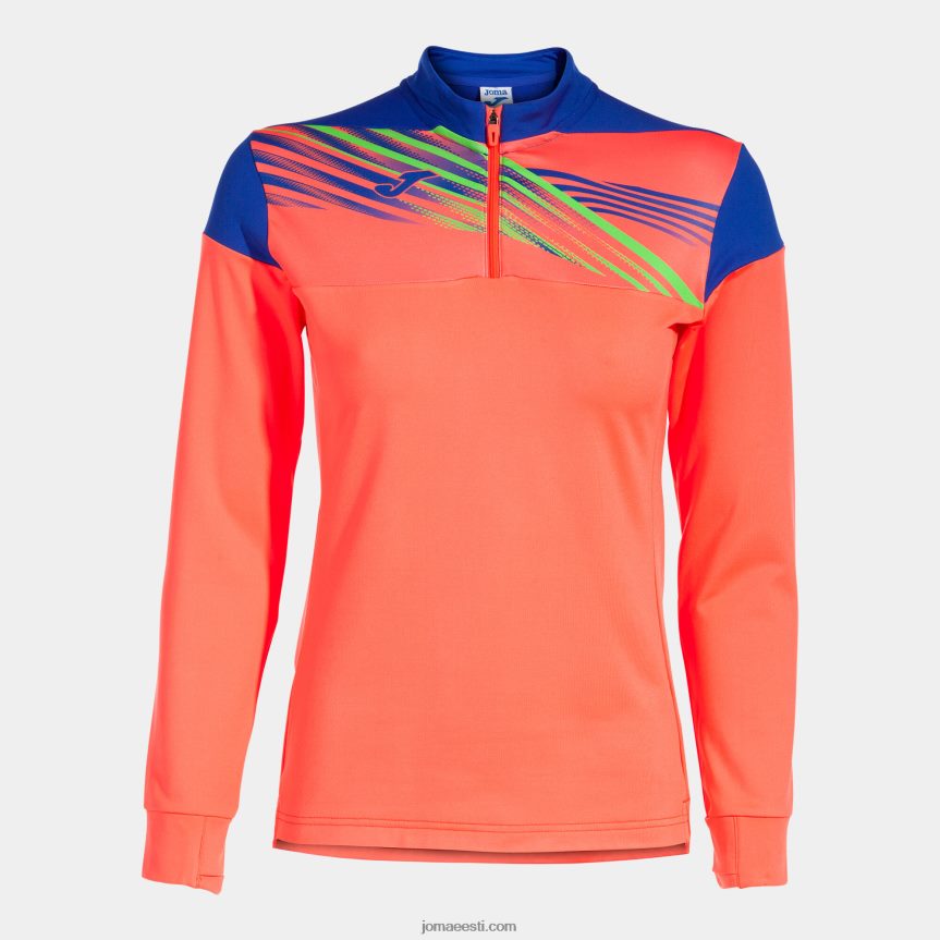 naised dressipluus eliit x DJNBH2020 fluorestseeruv korallisinine Joma