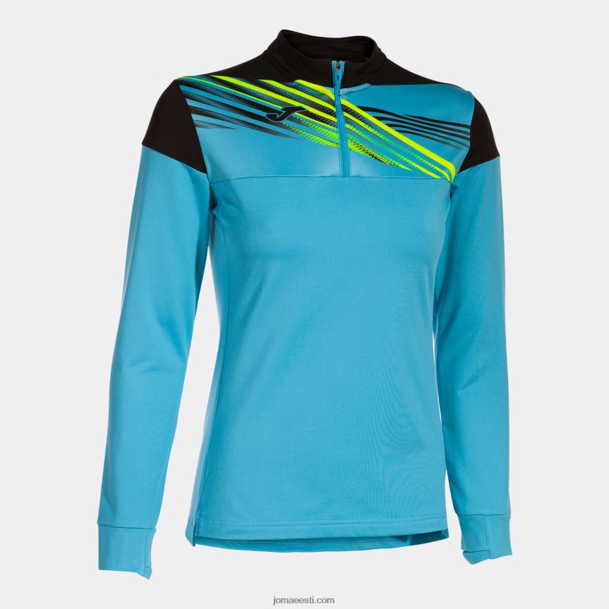 naised dressipluus eliit x DJNBH2131 fluorestseeruv türkiissinine must Joma