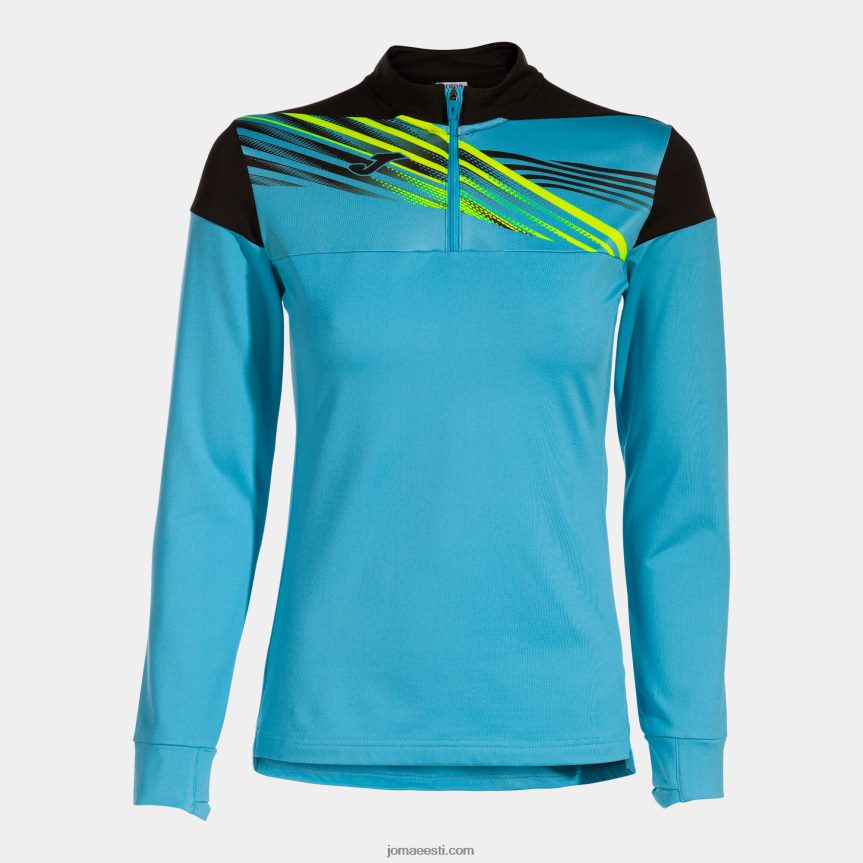 naised dressipluus eliit x DJNBH2131 fluorestseeruv türkiissinine must Joma