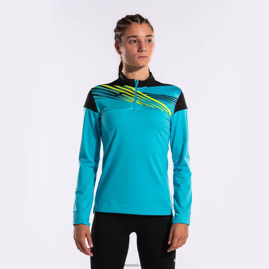 naised dressipluus eliit x DJNBH2131 fluorestseeruv türkiissinine must Joma
