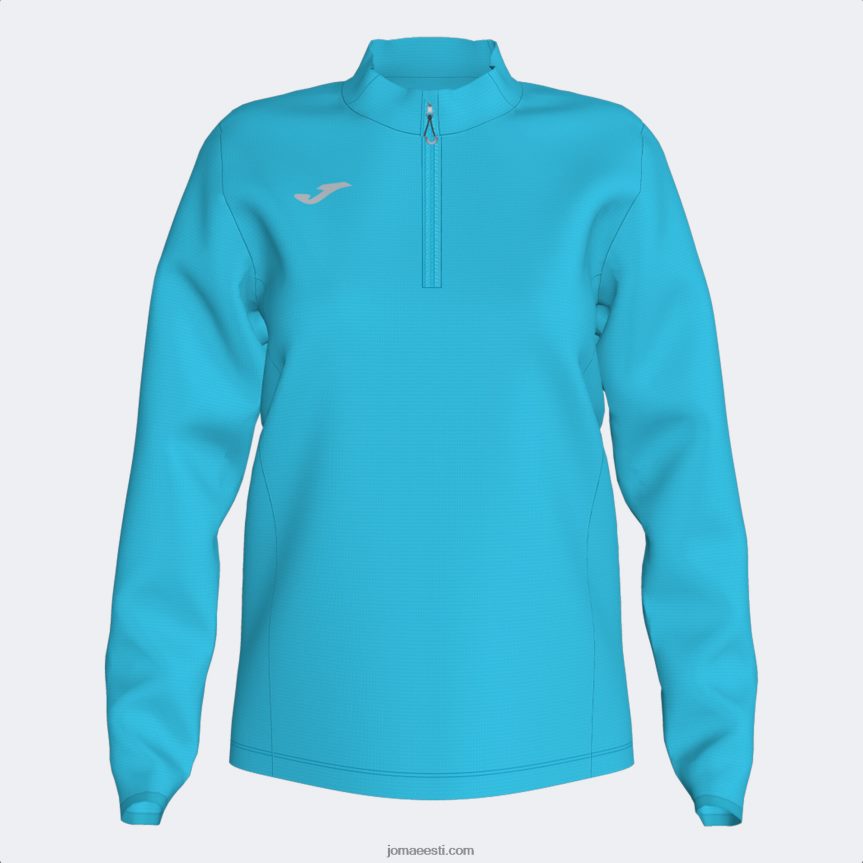 naised dressipluus jooksuõhtu DJNBH3768 fluorestseeruv türkiissinine Joma