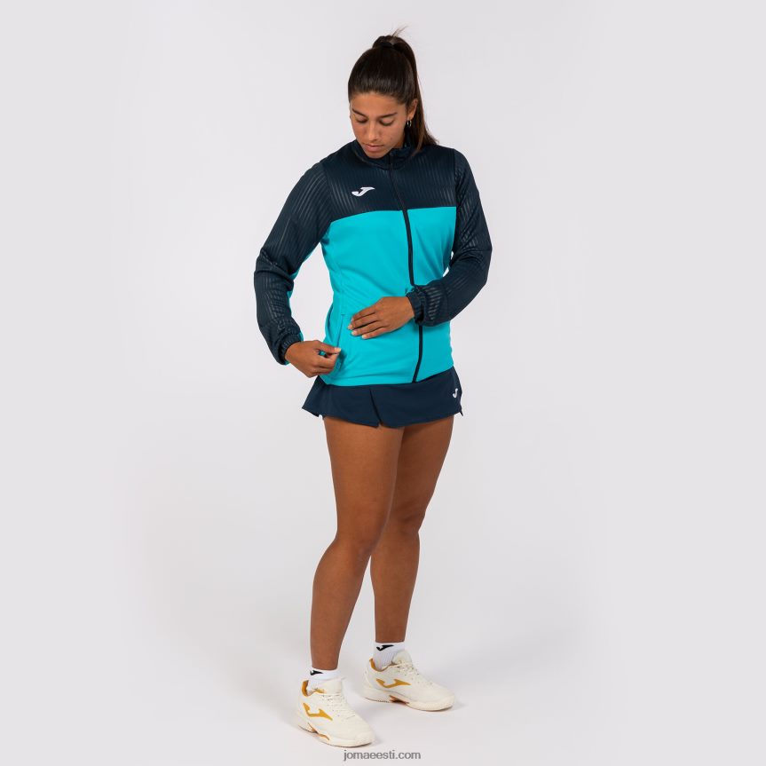 naised jakk montreal DJNBH2620 fluorestseeruv türkiissinine tumesinine Joma