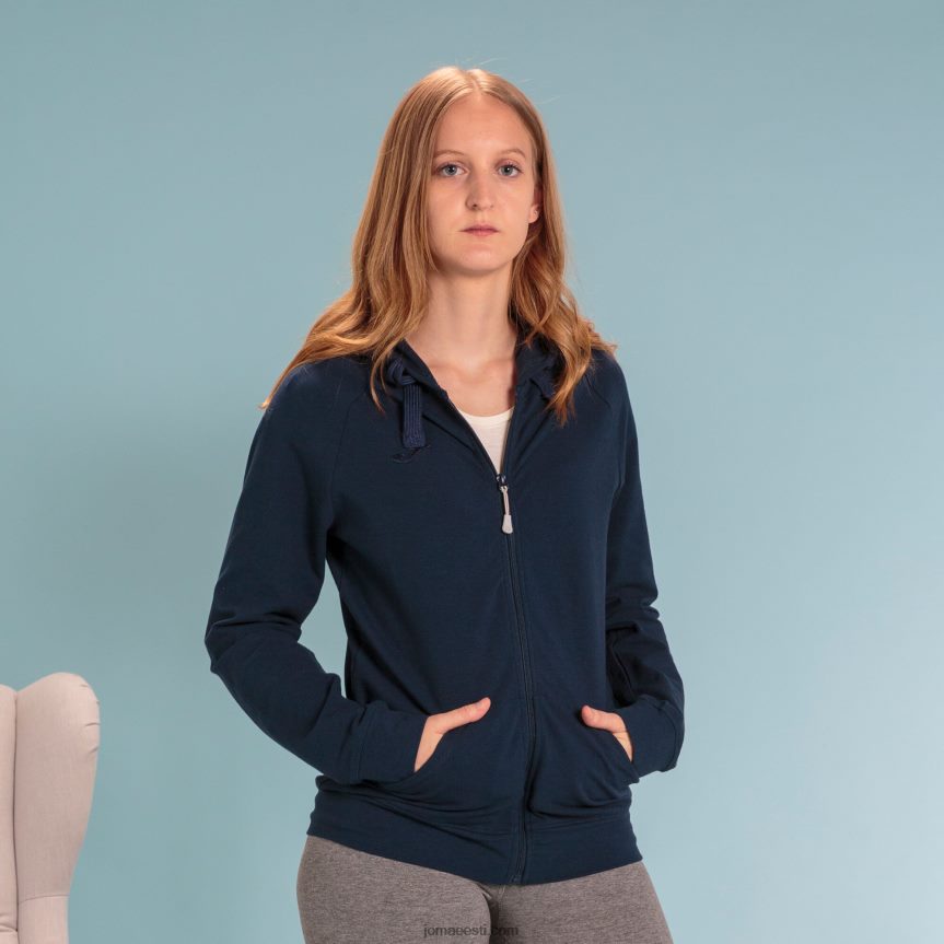 naised kapuutsiga jakk corinto DJNBH1806 mereväe sinine Joma