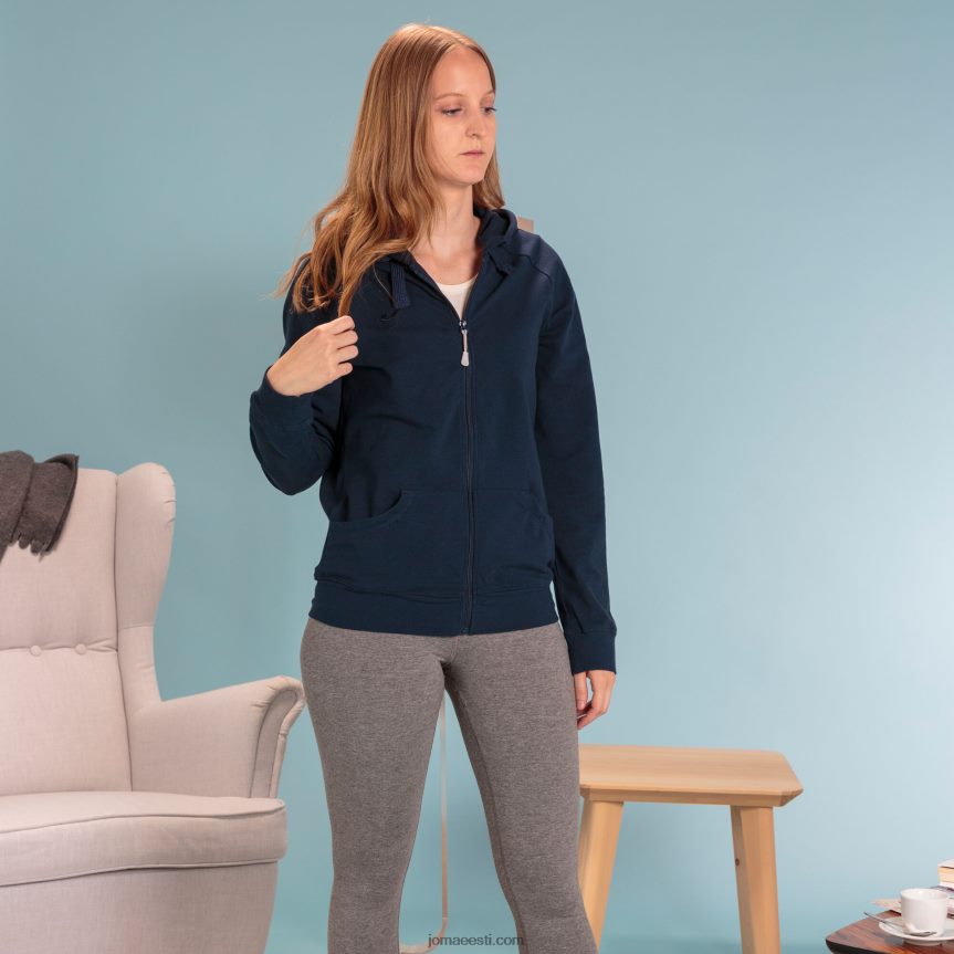 naised kapuutsiga jakk corinto DJNBH1806 mereväe sinine Joma