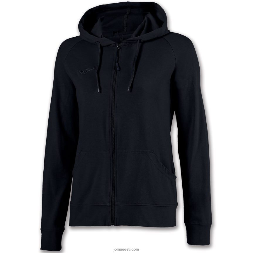 naised kapuutsiga jakk corinto DJNBH3763 must Joma