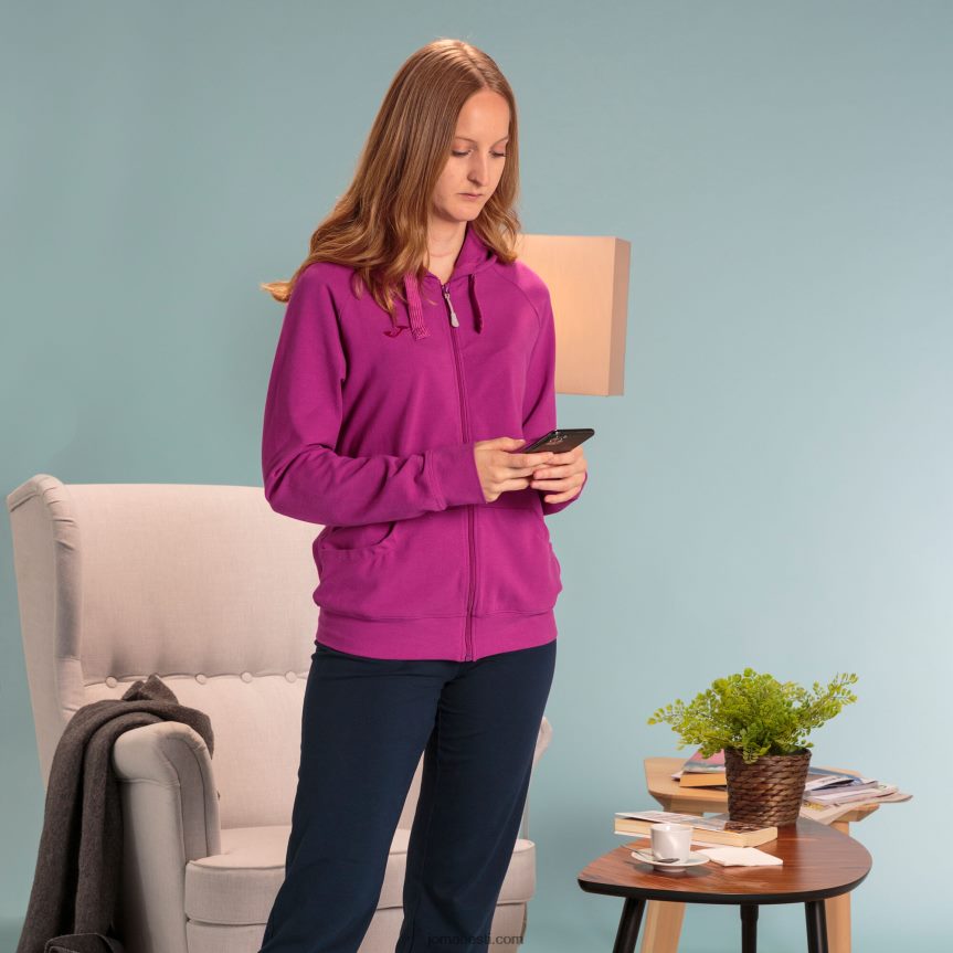 naised kapuutsiga jakk corinto DJNBH3764 fuksia Joma