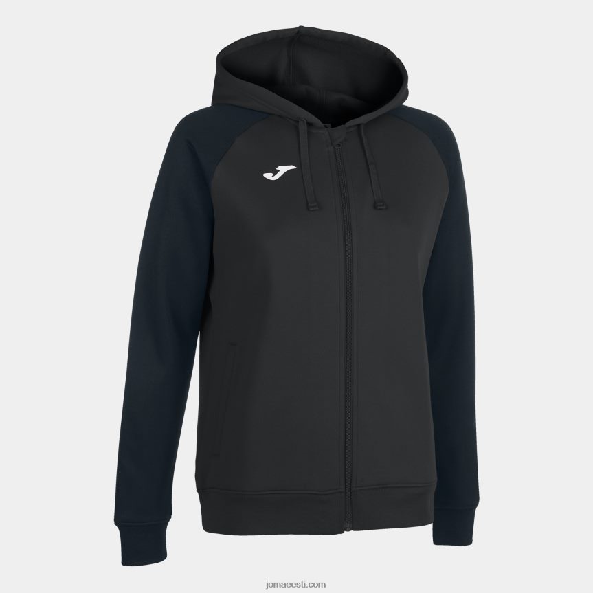 naised kapuutsiga jope akadeemia iv DJNBH3676 tumehall must Joma