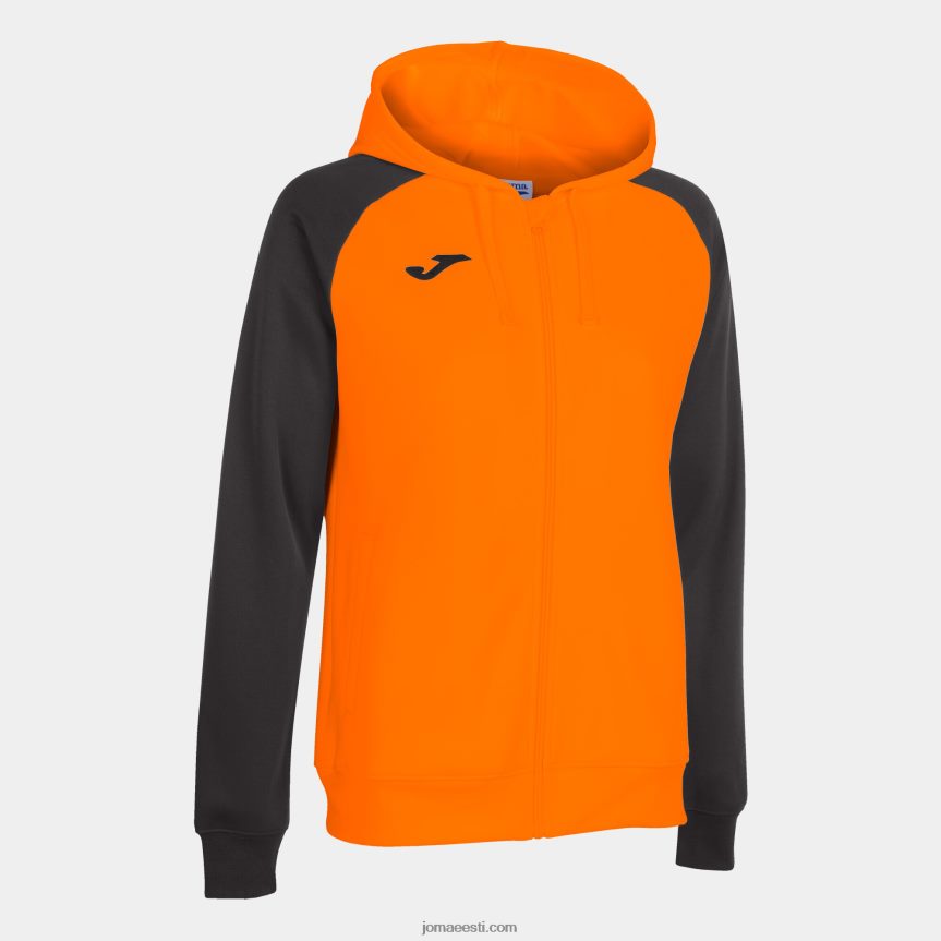 naised kapuutsiga jope akadeemia iv DJNBH3680 oranž must Joma
